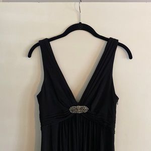 Bcbg black evening gown